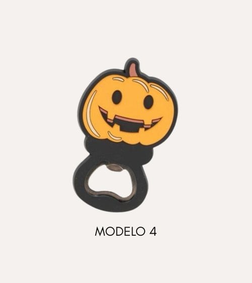 Abridor de Botellas Halloween de Goma y Metal