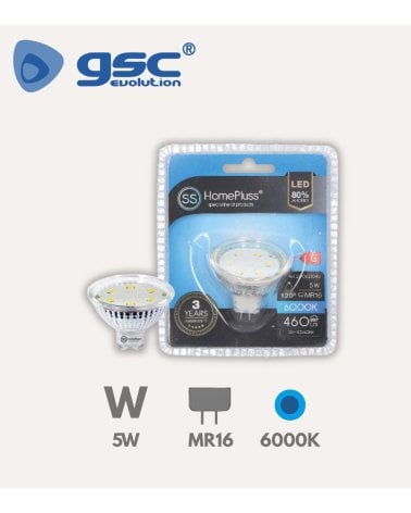 Bombilla LED Dicroica MR16 5W