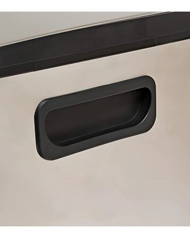 Cubo de Basura con 3 Compartimentos de Acero Inoxidable