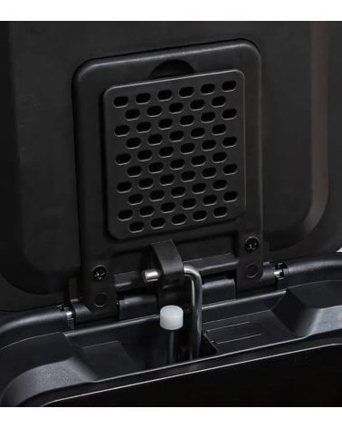 Cubo de Basura con 3 Compartimentos de Acero Inoxidable