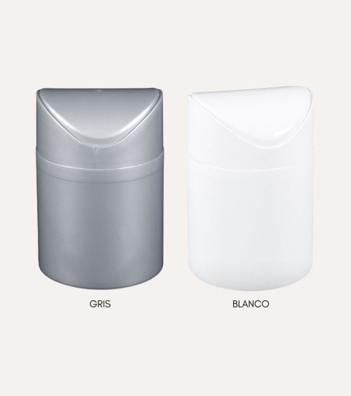 Papelera Elegance con Tapa Balancín de Plástico