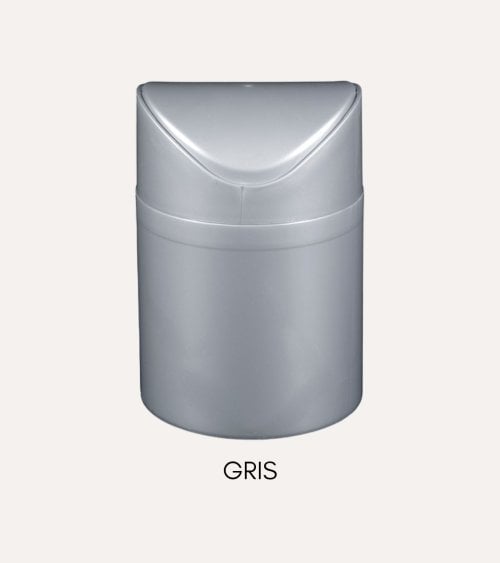 Papelera Elegance con Tapa Balancín de Plástico