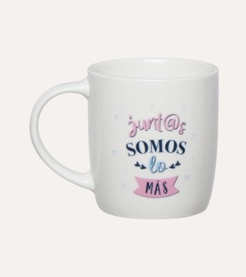 Taza Mug Juntos Somos Lo Más de Cerámica