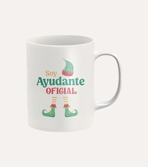 Set de Taza y Calcetines Elfo de Navidad para Regalo