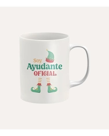 Set de Taza y Calcetines Elfo de Navidad para Regalo