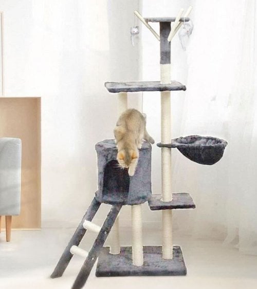 Árbol Rascador para Gatos Chat de 5 Alturas