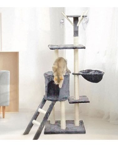 Árbol Rascador para Gatos Chat de 5 Alturas