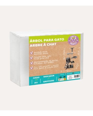 Árbol Rascador para Gatos Chat de 5 Alturas