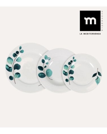 Vajilla de 18 Piezas Detroit de Porcelana