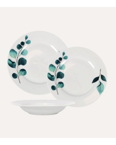 Vajilla de 18 Piezas Detroit de Porcelana