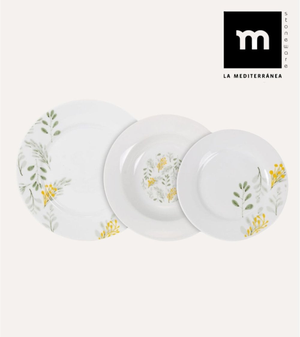 Vajilla de 18 Piezas Reims de Porcelana