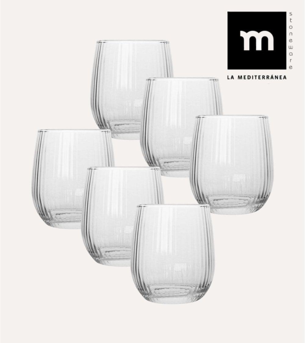 Set de 6 Vasos Nalon Fiber de Vidrio