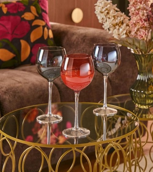 Set de 6 Copas de Vino Lucia de Vidrio