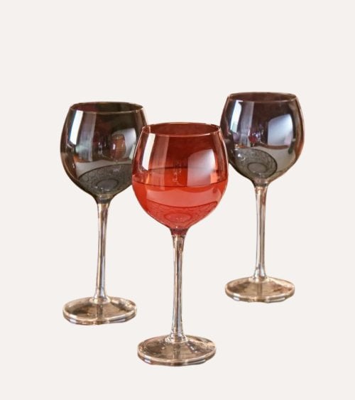 Set de 6 Copas de Vino Lucia de Vidrio