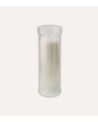 Velón Santo Transparente de Parafina y Cera Vegetal