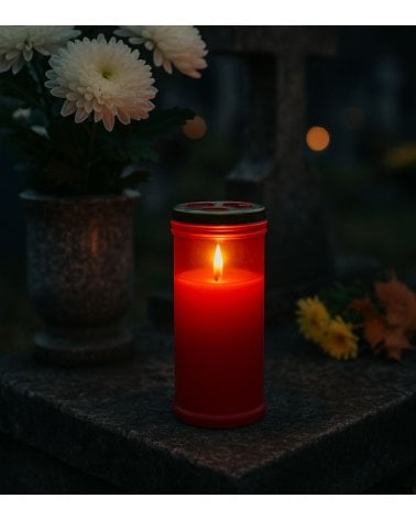 Velón Santo con Tapa de Parafina y Cera Vegetal