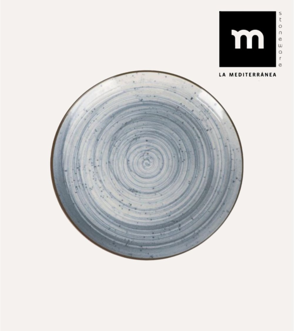 Plato de Postre Swirl de Gres