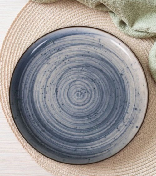 Plato de Postre Swirl de Gres