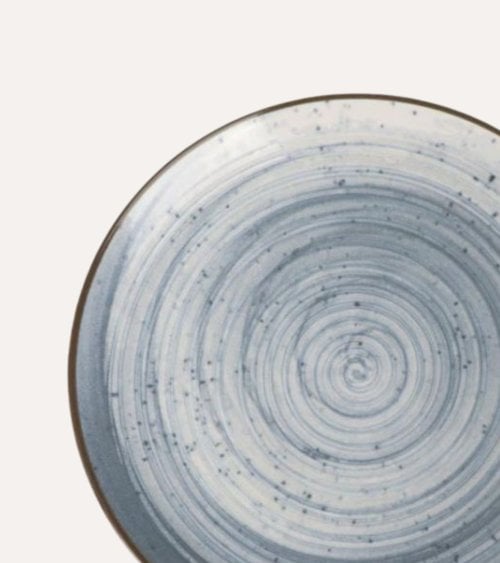 Plato de Postre Swirl de Gres