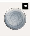 Plato Llano Swirl de Gres