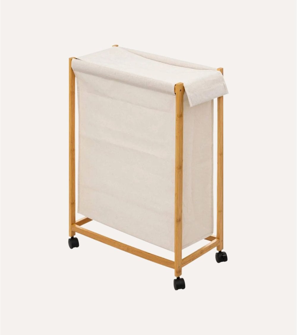 Carrito Auxiliar para Colada Tidy de Bambú