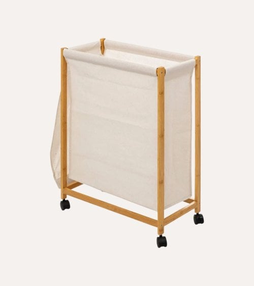 Carrito Auxiliar para Colada Tidy de Bambú