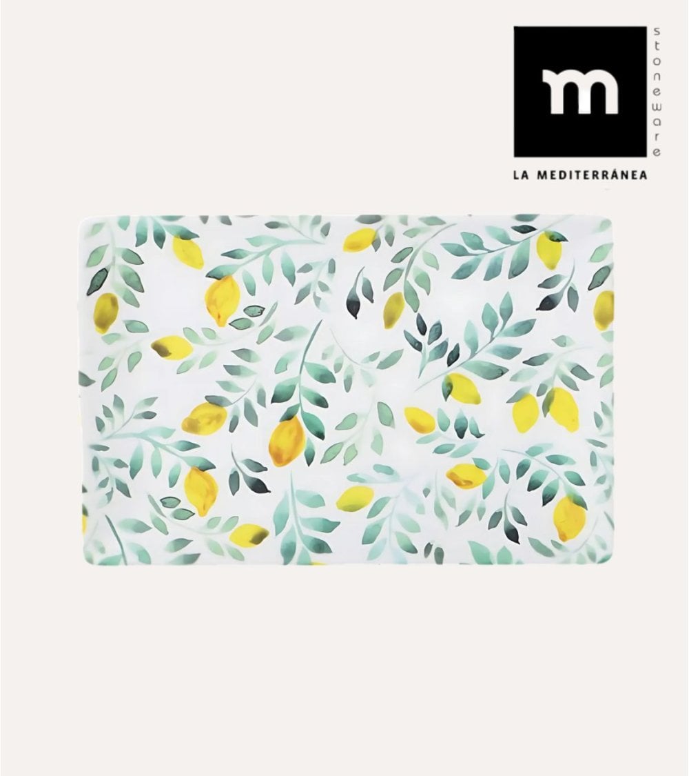 Bandeja Rectangular Citrus de Melamina