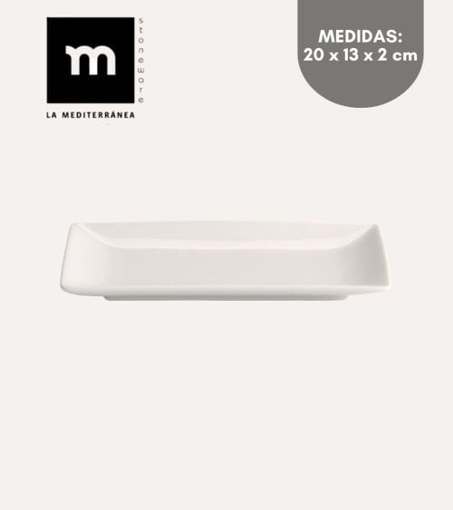 Bandeja Rectangular Ivory de Melamina