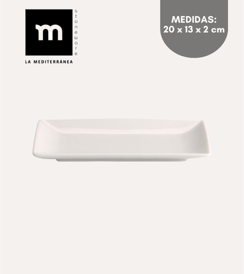 Bandeja Rectangular Ivory de Melamina
