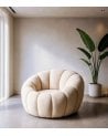Sillón Fleur de Borreguillo y Madera