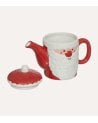 Set de Tetera y Taza Navideña Apilables de Dolomita