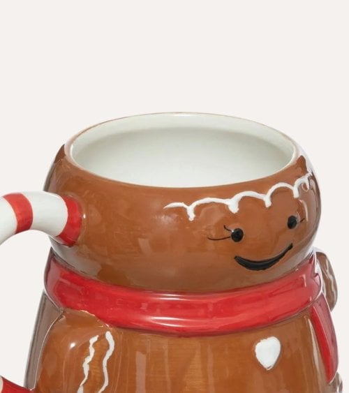 Taza de Galleta Navideña de Jengibre de Dolomita