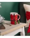 Taza Alta Elfo Navideño con Piernas de Dolomita
