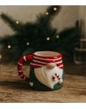 Taza Mug Gnomo con Bastón Navideño de Dolomita