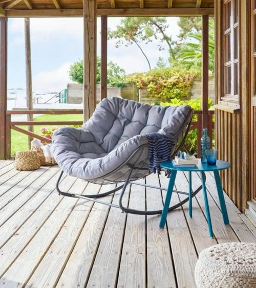 Mecedora Paopao de Acero y Poliéster