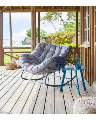 Mecedora Paopao de Acero y Poliéster