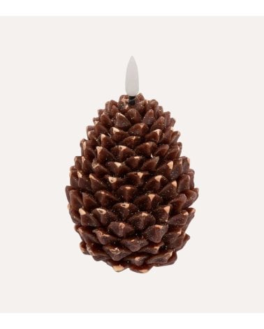 Vela LED de Piña de Pino de Parafina