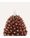 Vela LED de Piña de Pino de Parafina