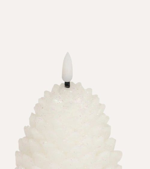 Vela LED de Piña de Pino de Parafina