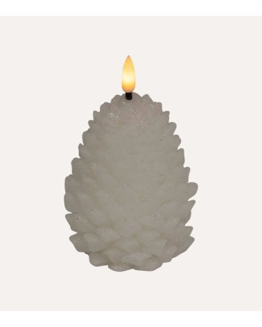 Vela LED de Piña de Pino de Parafina