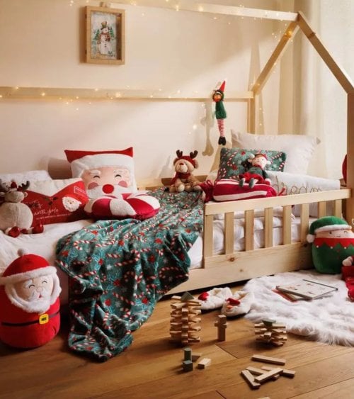 Peluche Squishy Navideño Papá Noel de Poliéster