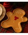 Plato Decorativo Galleta de Jengibre de Cerámica