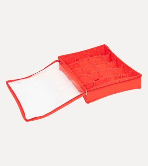 Caja de Almacenamiento para Bolas Navideñas