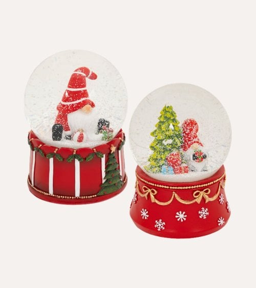 Bola de Nieve de Gnomos de Poliresina