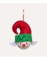 Colgante de Elfo Navideño de Fieltro