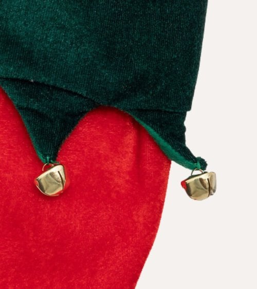 Calcetín Navideño con Cascabeles para Colgar