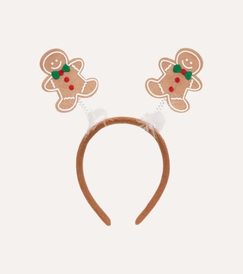 Diadema de Galletas de Jengibre de Fieltro
