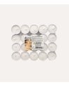 Set de 20 Velas Tealights Blancas 8 Horas
