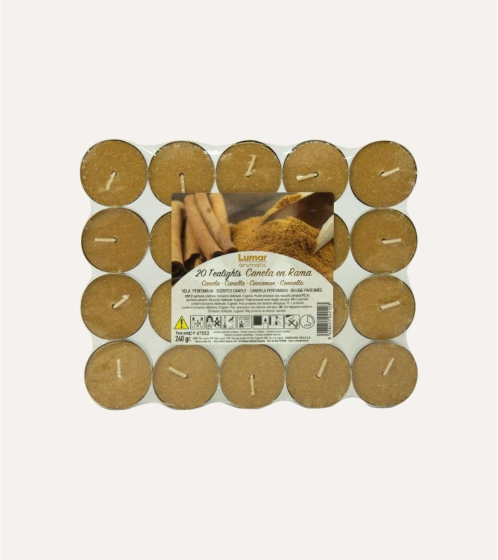 Set de 20 Velas Tealights de Olores