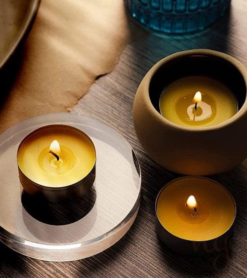 Set de 30 Velas Tealights de Citronela 4 Horas